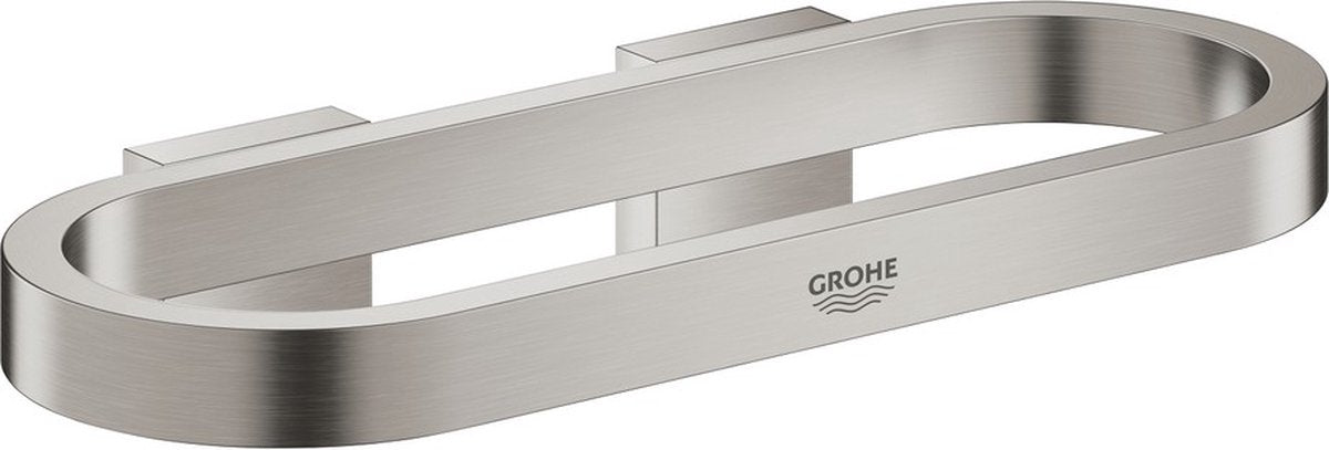 Grohe selection handdoekring of houder voor zeepschaal en douchetray - supersteel (rvs look) - 41035dc0