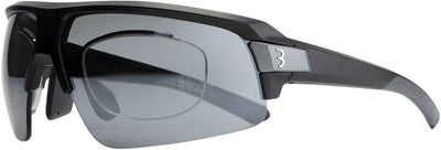 Gafas de ciclismo graduadas Bbb Cycling Impulse Optic - dioptrías -6 a +6 - montura de grilamid de base biológica - negro mate - bsg-71