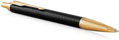 Parker im penna a sfera | nero premium | inchiostro blu a punta media | confezione regalo