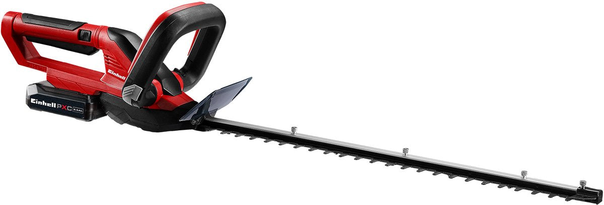 Einhell accu heggenschaar ge-ch 1855 1 li kit - power x-change - 18 v li-ion - snoeilengte: 55 cm - tandafstand: 18 mm - draaibare handgreep - mesafdekking - incl. 2,5 ah accu en lader