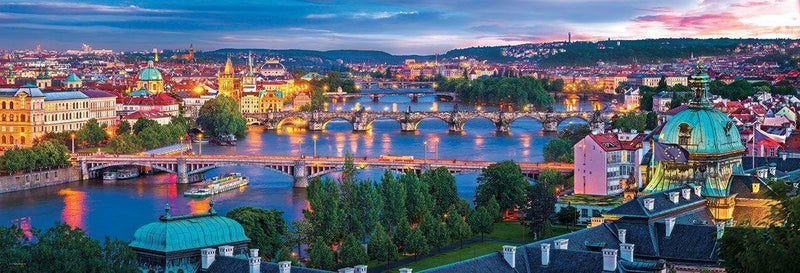 Eurographics praga panorama república checa rompecabezas 1000 rompecabezas