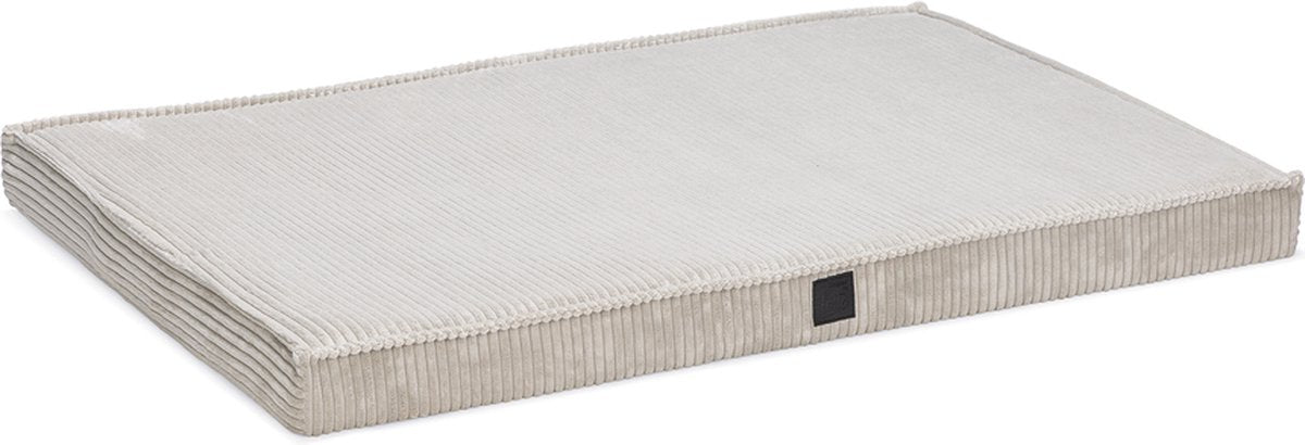 Designed by Lotte Cuscino per panca a coste - cuscino per cani - ortopedico - tessuto a coste - grigio chiaro - 108x69x8 cm