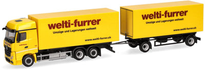 Herpa mercedes benz actros bigspace wissellaadbakken welti-furrer