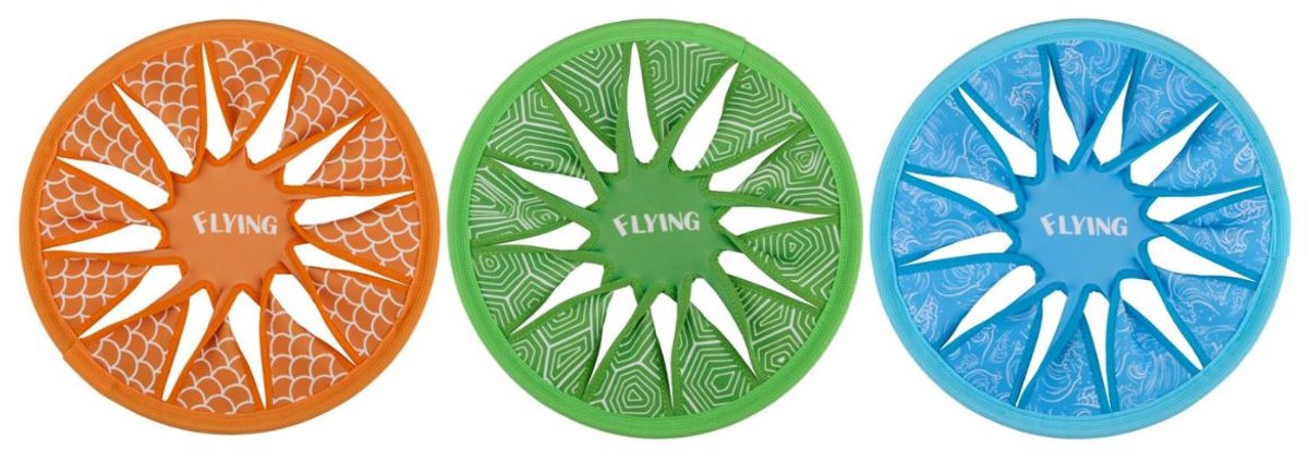 Eddy Toys frisbee 30 cm – disco da lancio – giocattoli da esterno – frisbee in plastica per giardino e spiaggia – assortiti