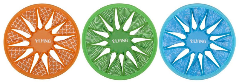 Eddy Toys Frisbee 30 cm - Disco de lanzamiento - Juguetes para exterior - Frisbee de plástico para jardín y playa - Surtido