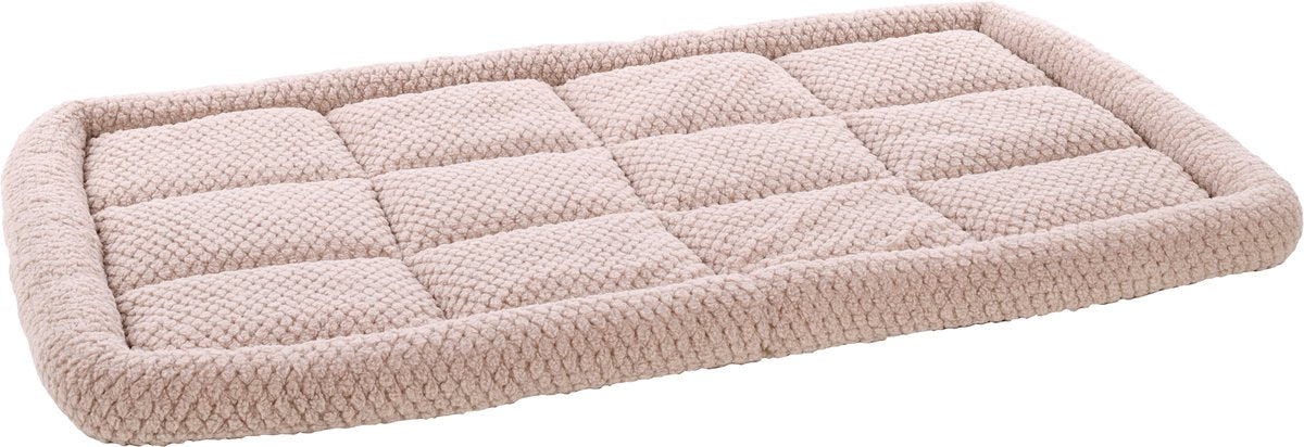 Cuscino per cani Flamingo - cuscino da panca - cuscino per cani extra morbido 116 x 69 cm - adatto per gabbia per cani e cuscino per gatti - tortora rettangolare jacquard