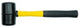 Vorel - martillo de goma - 1200g - mango de fibra de vidrio - tuv gs