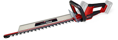 Einhell battery hedge trimmer ge-ch 36 61 li solo - power x-change - 36 v li-ion - cutting length: 61 cm - tooth spacing: 26 mm - incl. blade cover - excl. battery and charger