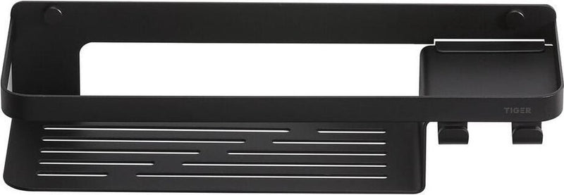 Tiger caddy - supporto doccia - cestino doccia con gancio 32 cm - nero