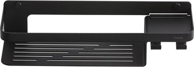 Tiger caddy - estante de ducha - cesta de ducha con gancho 32 cm - negro