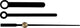 Lancette Creative Company, misura foro 4+6 mm, nere, 1 set