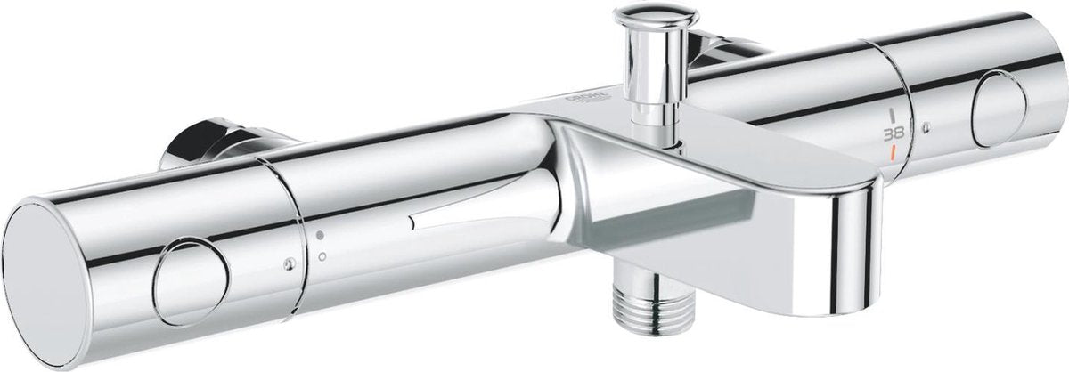 Rubinetto vasca termostatico Grohe Grohtherm 800 cosmopolitan - senza raccordi - cromo - 34770000
