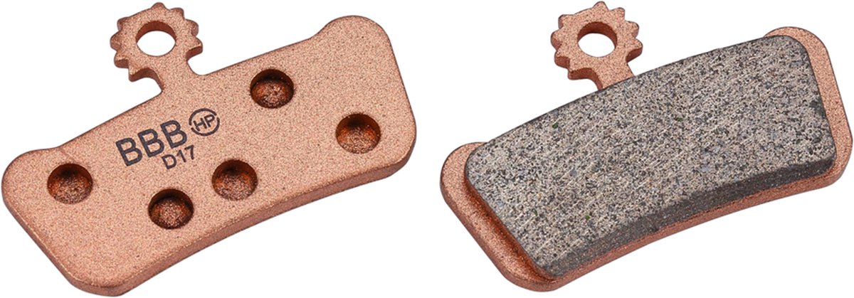 Bbb cycling discstop gesinterde remblokken - schijfremblokken - compatibel met sram avid schijfremmen - koper - bbs-39s