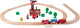 Eichhorn Train Track With Bridge Play Set, 33dlg.