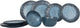 Stoviglie Gimex linea stone - blu scuro - 12 pezzi