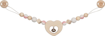 Cuoio per passeggino goki in legno con clip