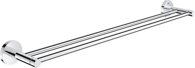 Grohe essentials dubbele handdoekhouder - 60 cm - metaal - chroom