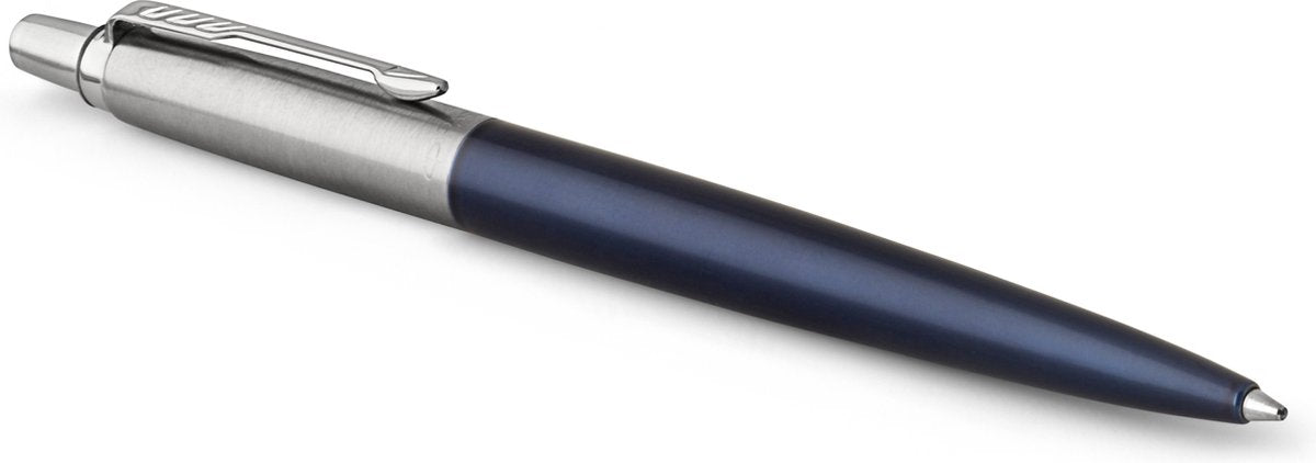 Penna a sfera Parker Jotter | blu reale | punta media con inchiostro blu | confezione regalo
