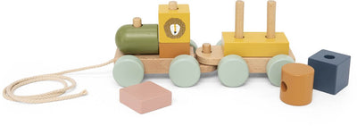 Trixie wooden mini animal train – 18m+ – FSC wood - nice as a birthday gift