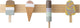 Bloomingville mini kids perchero infantil de madera helados