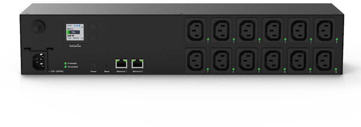 Engenius ecp212-int distribución de energía 12 ac salida(s) 2h negro
