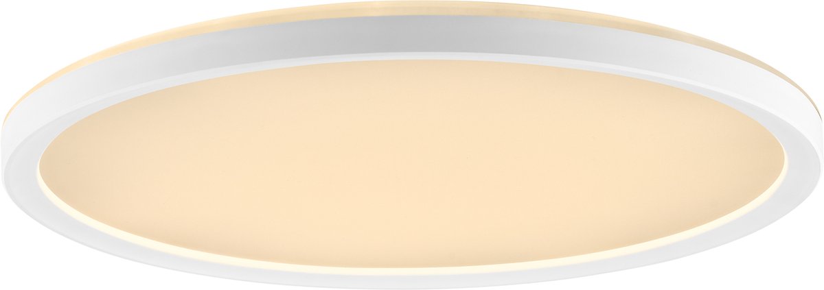 Brilliant avola - plafoniera - ø 29,3 cm - led 18w - 2400lm - 2700k-6500k - cct - timer - luce notturna - dimmerabile - telecomando - ip20 - bianco
