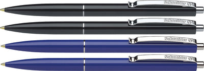 Schneider writing instruments schneider ballpoint pen - k15 - nib m - black blue - blister a 4 pieces - s-73089