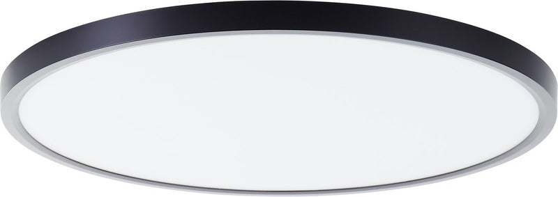 Brilliant lotti - plafoniera - ø 50 cm - led 30w - 4000lm - 3000k - rgb - dimmerabile - telecomando - timer - luce notturna - tuya - nero