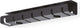 Canal para cables Roline, para montaje debajo del escritorio (2 piezas), negro