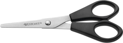 Quantore tijeras escritorio westcott 130mm acero inoxidable con empuñadura de plástico