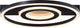 Brilliant queens - ceiling lamp - LED 26w - 3000k - black