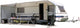 Eurotrail schuifluifel caravan 580 x 240 cm polyester grijs