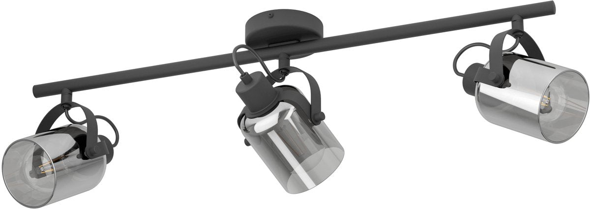 Eglo berregas spot - e27 - 77,5 cm - zwart grijs