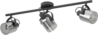 Faretto Eglo Berregas - e27 - 77,5 cm - grigio nero