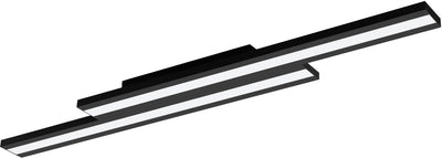 Lámpara de techo inteligente eglo connect.z saliteras-z - 116 cm - blanco y negro - luz blanca rgb regulable - regulable - zigbee