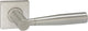 Impresso deurkruk - retford - voor binnen - vierkant - rvs - 2 stuks