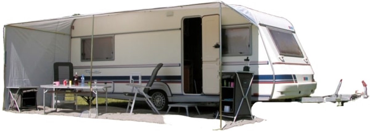 Tendalino scorrevole Eurotrail caravan 700 x 240 cm poliestere grigio