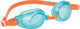 Occhialini nuoto Waimea - bambini - blu arancione - protezione UV - antiappannamento