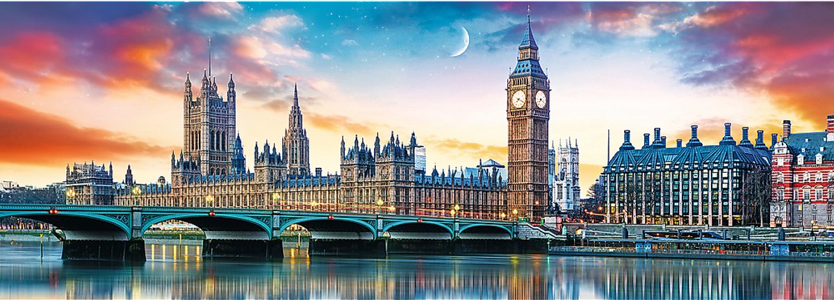 Trefl puzzel big ben en palace of westminster - londen 500 stukjes.