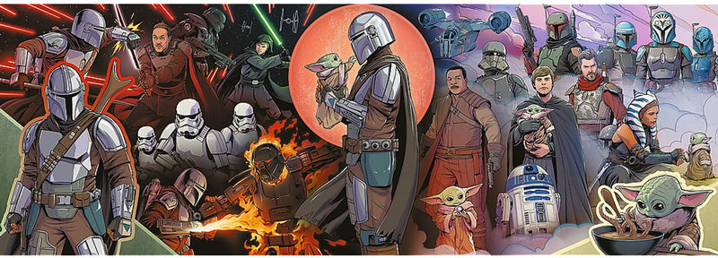 Trefl 1000p - aventuras de los mandalorianos estrella de lucasfilm