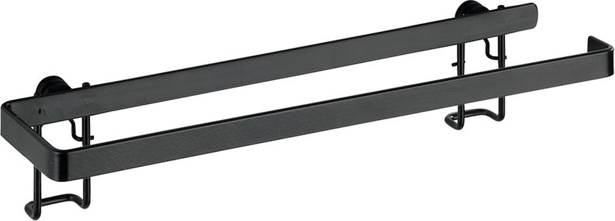 Wenko gala portarrollos de cocina de pared negro acero 31cm - portarrollos de cocina de pared