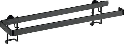 Wenko gala portarrollos de cocina de pared negro acero 31cm - portarrollos de cocina de pared