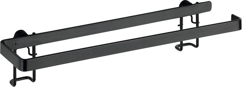 Wenko gala portarrollos de cocina de pared negro acero 31cm - portarrollos de cocina de pared