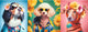 Trefl puzzel - 500 stukjes panorama doggie fashion week dieren.