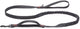 Beeztees parinca premium correa elástica para caminar - correa para perros - nailon - negro - 180 cm x 25 mm