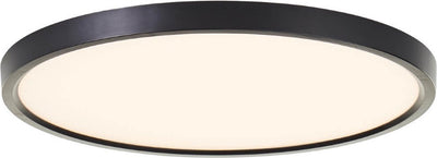 Brilliant galo - lampada da soffitto - led 26w 3000lm - 3000k - 40cm - nero