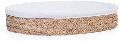 Childhome - care basket incl. mattress - seagrass - 70x50 cm - care cushion