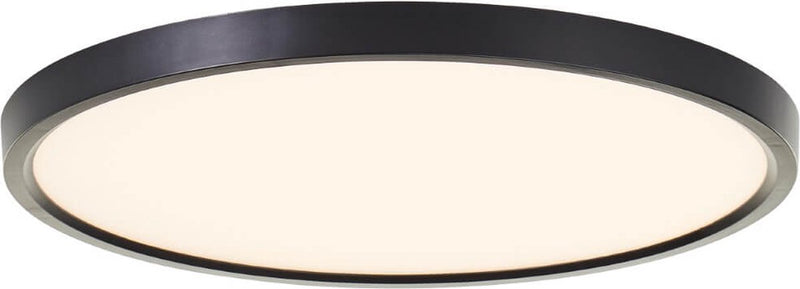 Brilliant galo - lampada da soffitto - led 26w 3000lm - 3000k - 40cm - nero