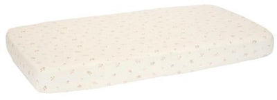 Lenzuolo con angoli per lettino olandese - bianco - giardino fatato - fiore fatato