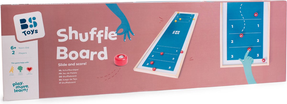 Shuffleboard Bs Toys con 8 dischi - 2 giocatori